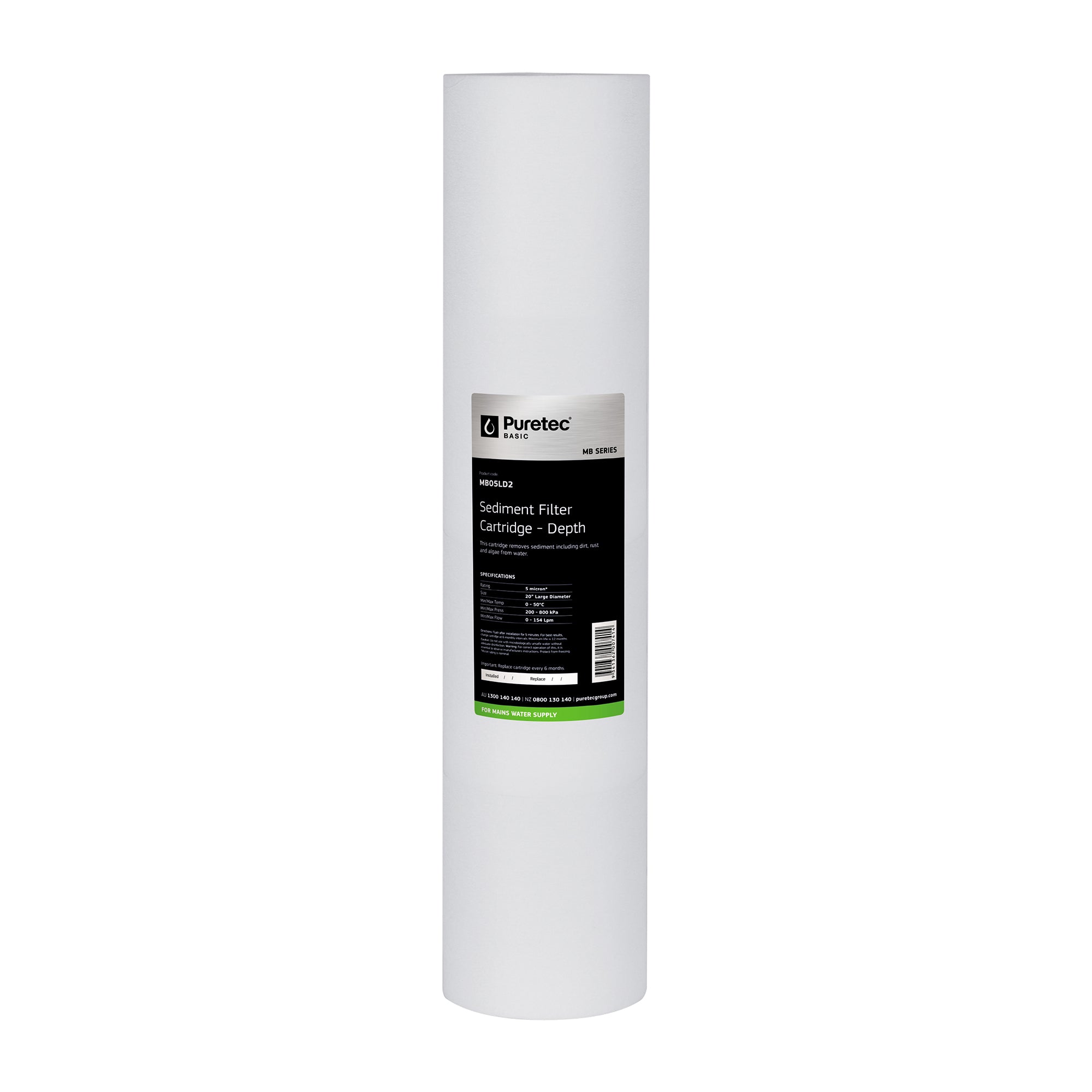 20 inch jumbo Polyspun water filter cartridge