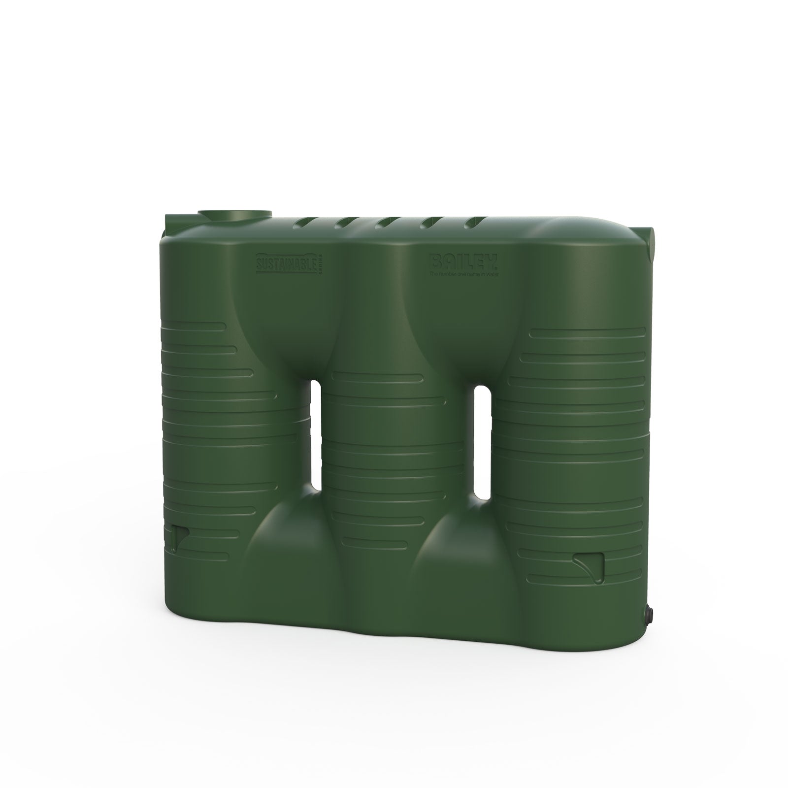 Heritage Green 2000L Slimline Water Tank