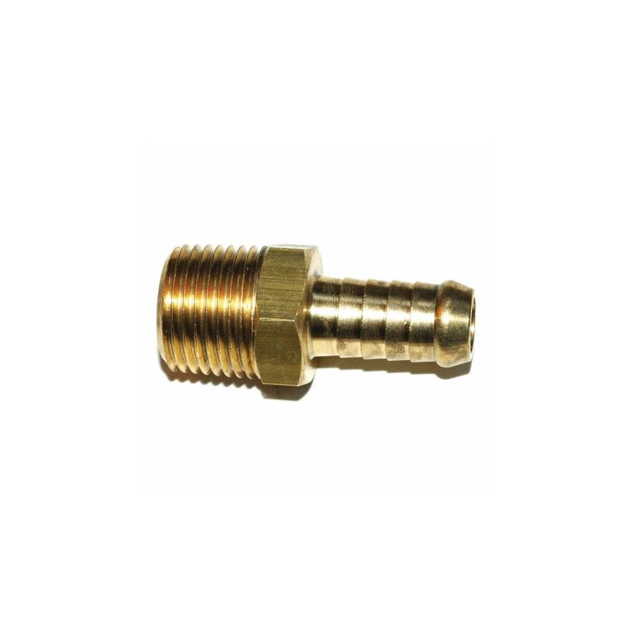 Brass male straight hose joiner fitting