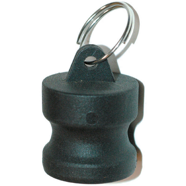 Polypropylene camlock dust plug